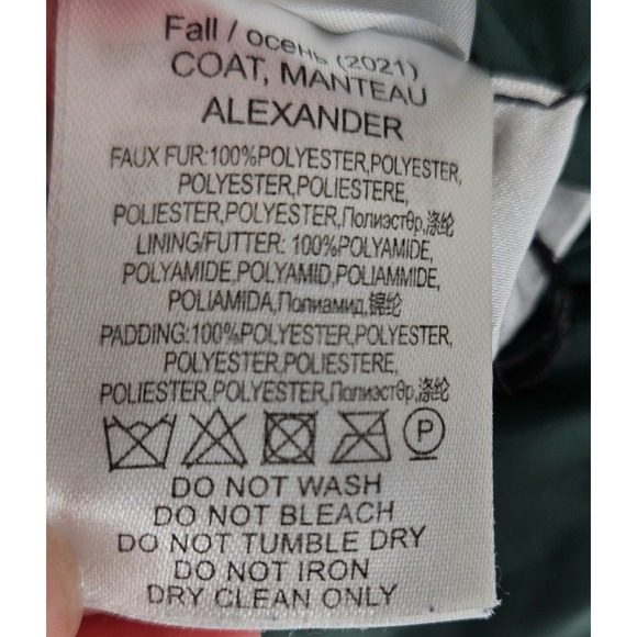 Anthropologie Essentiel Antwerp Alexander Faux Fur Coat Womens Sz L/XL MSRP $525 - Picture 11 of 11